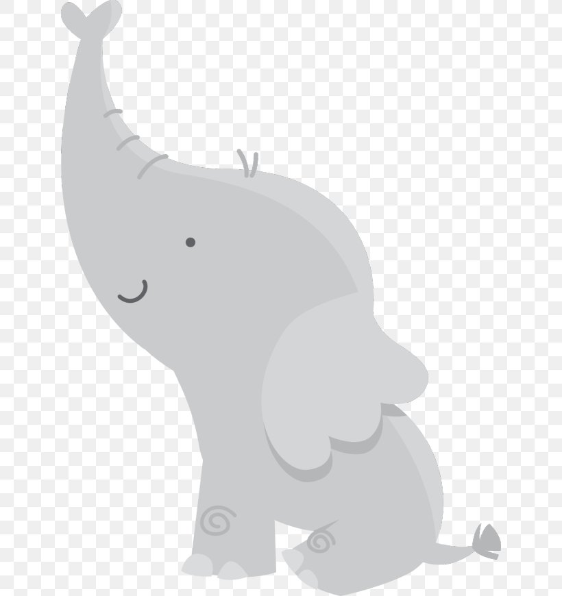 Baby Shower Infant Elephant Clip Art, PNG, 642x870px, Baby Shower, African Elephant, Bear, Black And White, Boy Download Free