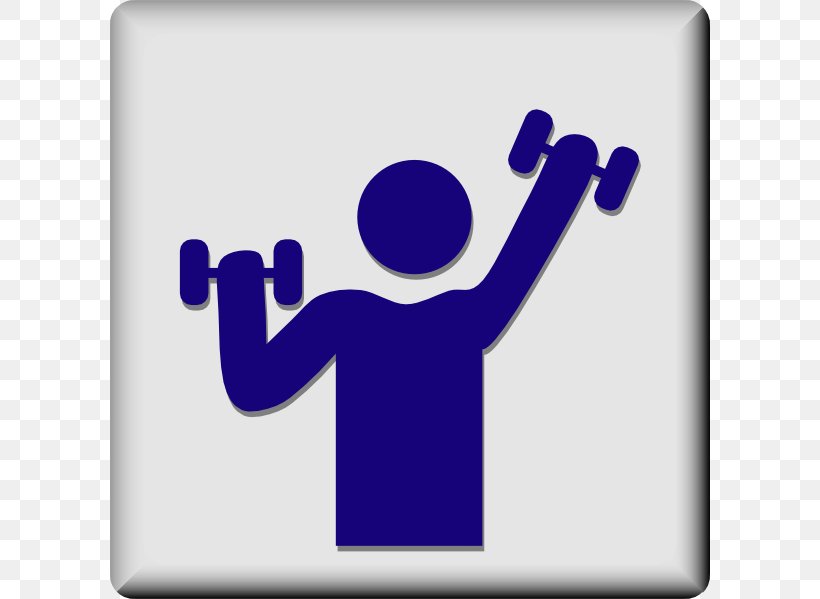 Fitness Centre Clip Art, PNG, 600x599px, Fitness Centre, Area, Barbell, Blue, Brand Download Free