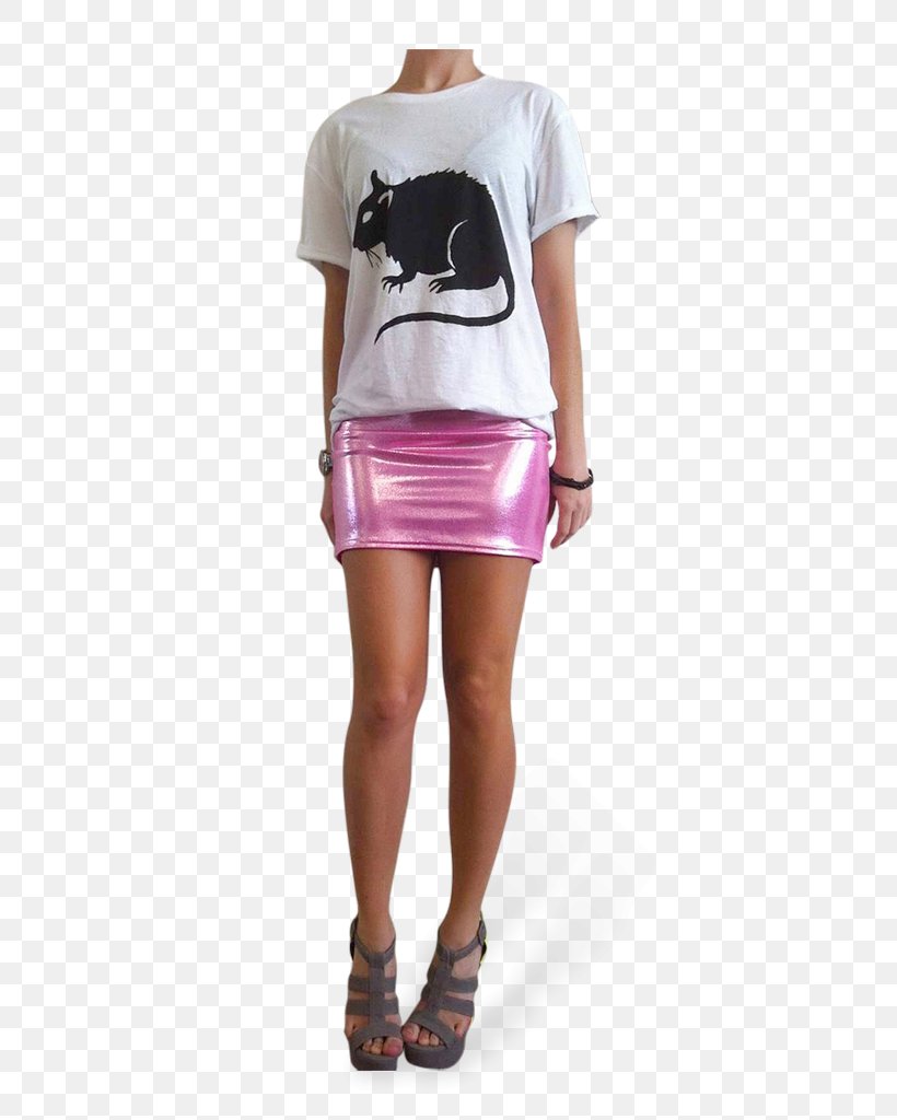 Miniskirt T-shirt Fashion Sleeve Pink M, PNG, 683x1024px, Miniskirt, Clothing, Fashion, Fashion Model, Magenta Download Free