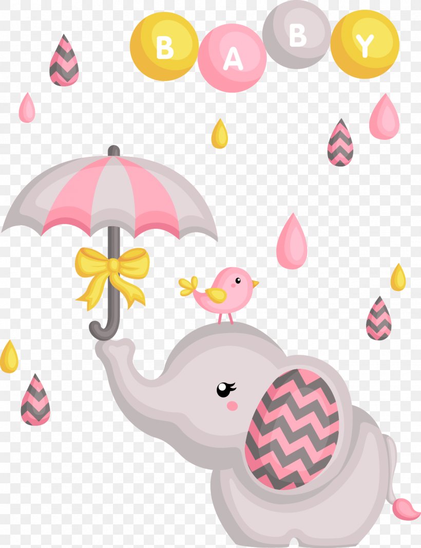 Baby Shower Stock Photography Clip Art, PNG, 1341x1744px, Baby Shower, Depositphotos, Elephant, Party, Pink Download Free