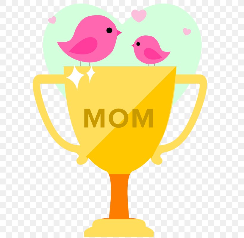 Mother's Day Trophy Clip Art, PNG, 800x800px, Mother S Day, Award, Beak, Competition, Cup Download Free