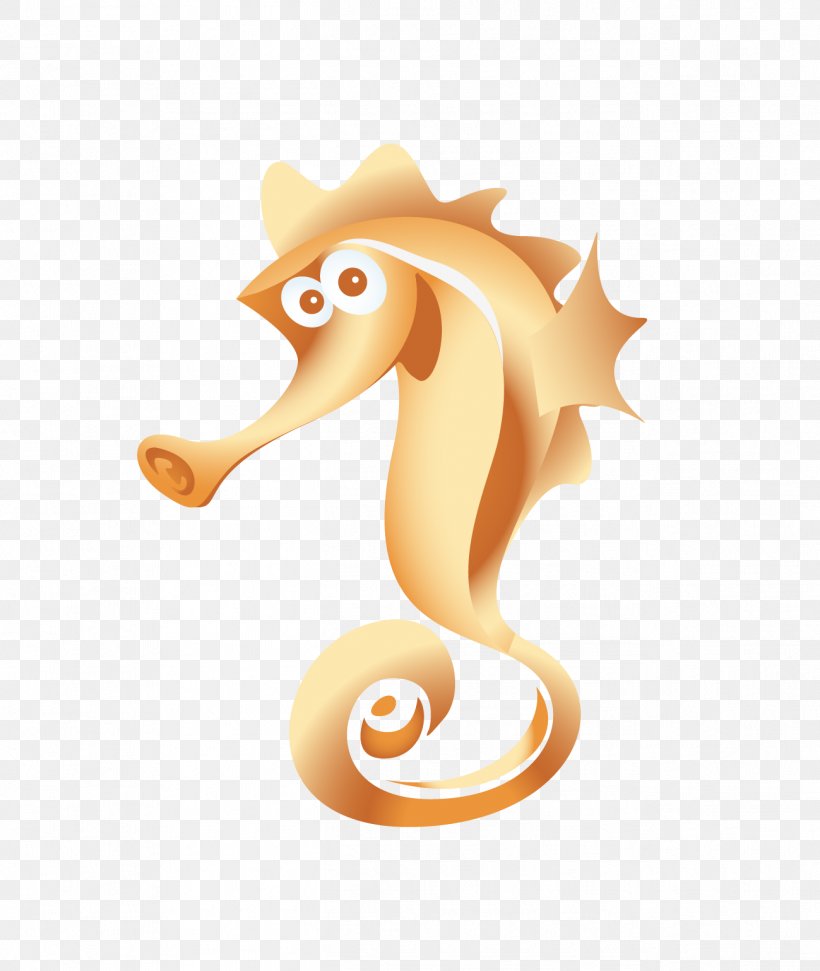 Seahorse Cartoon Clip Art, PNG, 1299x1539px, Seahorse, Animation, Cartoon, Line Art, Orange Download Free