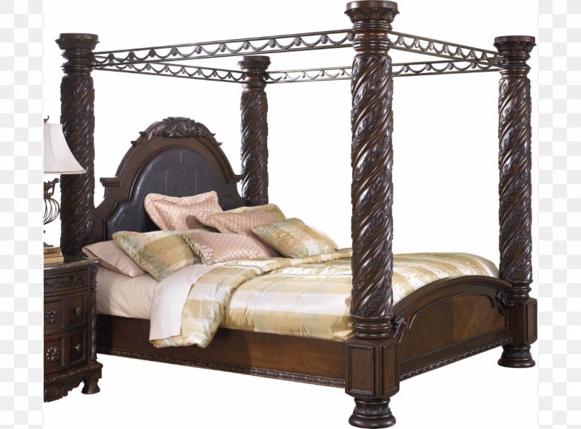 Bedside Tables North Shore Canopy Bed Ashley HomeStore, PNG, 1024x758px, Bedside Tables, Ashley Homestore, Bed, Bed Frame, Bed Sheets Download Free