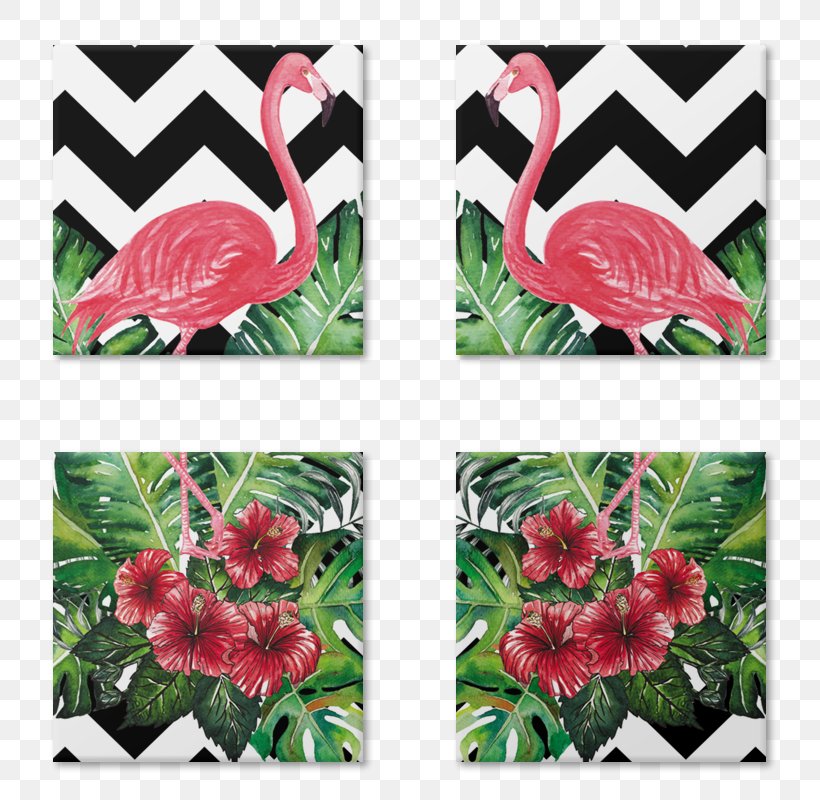 Flamingos Floral Design Black And White, PNG, 800x800px, Flamingos, Art, Auglis, Black, Black And White Download Free