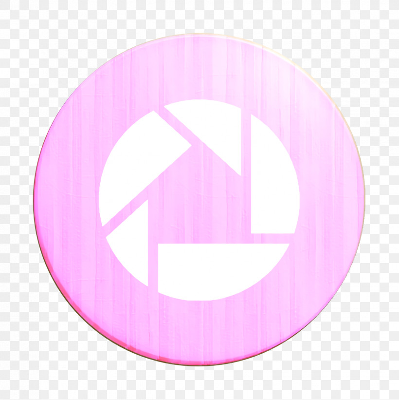 Picasa Icon Share Icon Social Icon, PNG, 1236x1238px, Picasa Icon, Circle, Logo, Magenta, Material Property Download Free