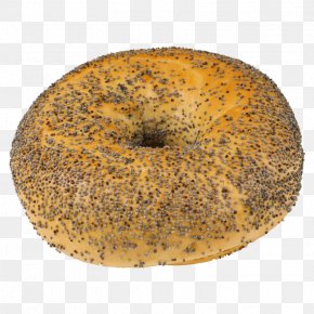 Bagels - Bagel Poppy Seed Bread Sesame Food PNG