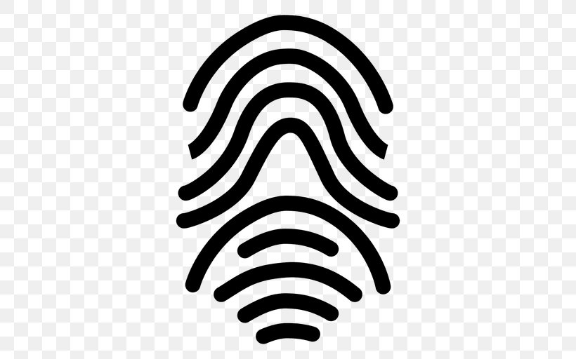Fingerprint, PNG, 512x512px, Fingerprint, Black And White, Curve, Drawing, Finger Download Free
