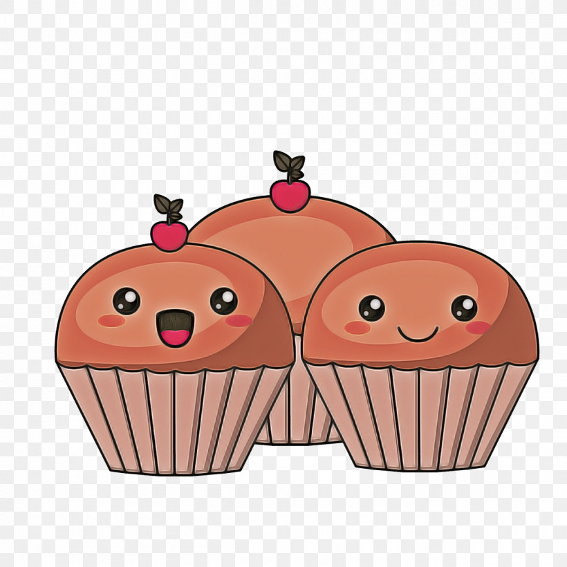 Orange, PNG, 1200x1200px, Cupcake, Baked Goods, Baking Cup, Cake, Cartoon Download Free