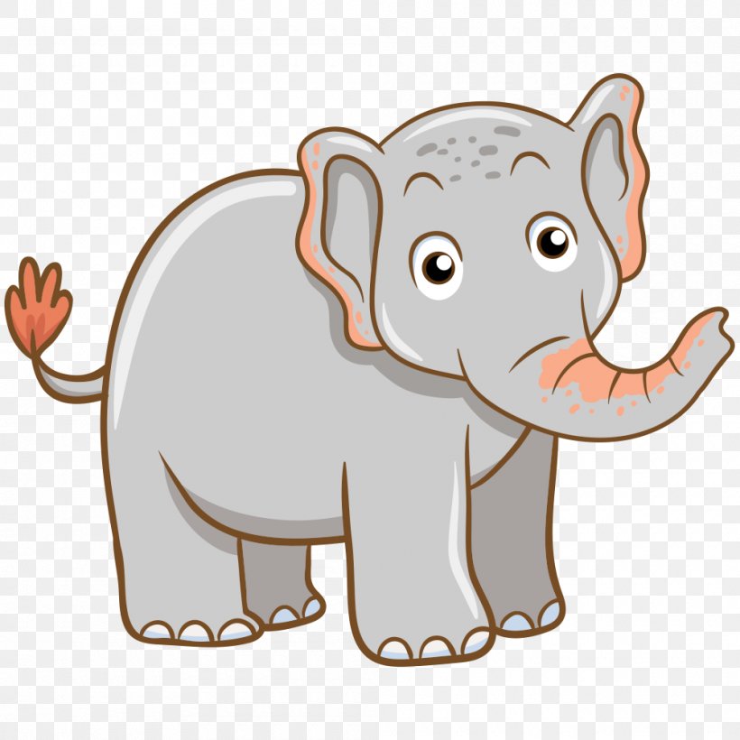 Vector Graphics Image Cartoon Photography, PNG, 1000x1000px, Cartoon, Advertising, African Elephant, Animal, Animal Figure Download Free