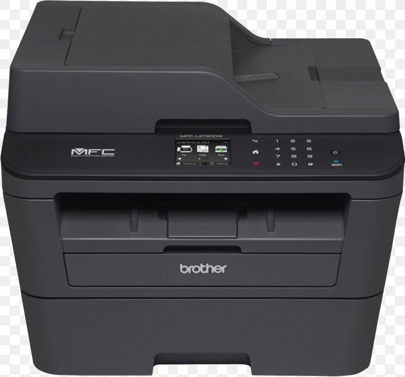 Multi-function Printer Brother Industries Laser Printing Duplex Printing, PNG, 1460x1363px, Multifunction Printer, Automatic Document Feeder, Brother Industries, Duplex Printing, Electronic Device Download Free