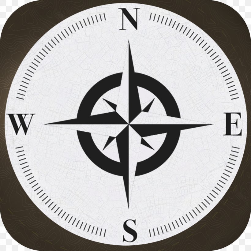 Compass Cardinal Direction Clip Art, PNG, 1024x1024px, Compass, Brand, Cardinal Direction, Cartography, Compass Rose Download Free