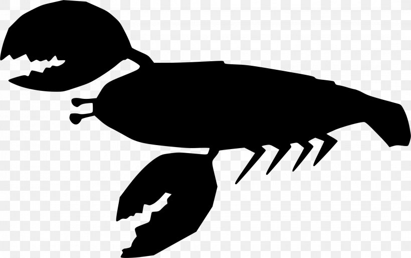 Lobster Clip Art, PNG, 2162x1357px, Lobster, Artwork, Beak, Bird, Black Download Free