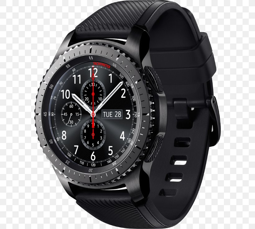 Samsung Gear S3 Samsung Galaxy Gear Smartwatch, PNG, 600x737px, Samsung Gear S3, Black, Brand, Hardware, Metal Download Free