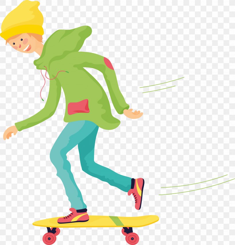 Skateboarding Euclidean Vector, PNG, 2695x2807px, Skateboard, Art, Boy, Cartoon, Clothing Download Free