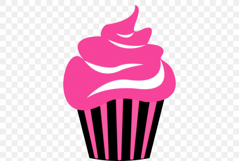 Pink Baking Cup Magenta Cupcake Dessert, PNG, 1587x1068px, Pink, Baking Cup, Cupcake, Dessert, Food Download Free