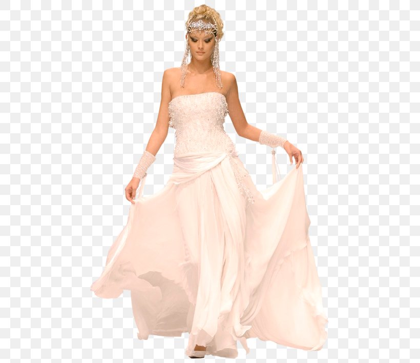Wedding Dress Bride Woman, PNG, 486x708px, Watercolor, Cartoon, Flower, Frame, Heart Download Free