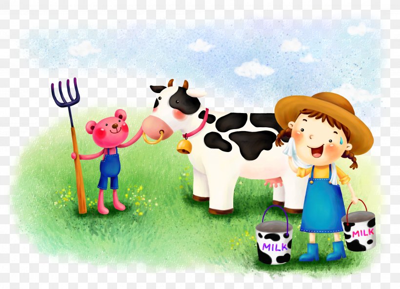 Cattle Cow Wallpaper Cartoon Wallpaper, PNG, 3425x2480px, Highland Cattle, Art, Cartoon, Cartoon Network, Cattle Download Free