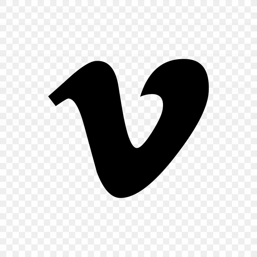 Vimeo YouTube, PNG, 4096x4096px, Vimeo, Black And White, Brand, Heart, Logo Download Free