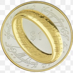 Silver - Silver Coin Wedding Ring Gold PNG