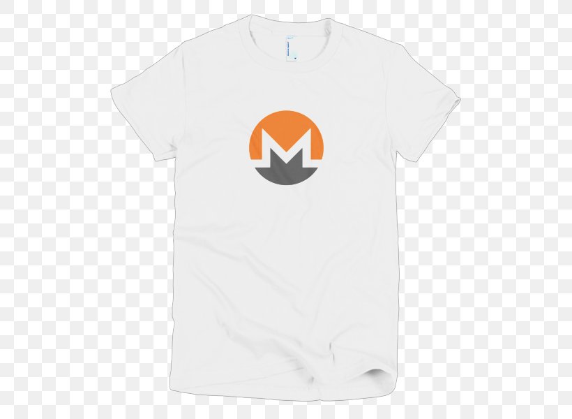 T-shirt Monero Ring Signature Logo Sleeve, PNG, 600x600px, Tshirt, Active Shirt, Brand, Cryptocurrency, Logo Download Free