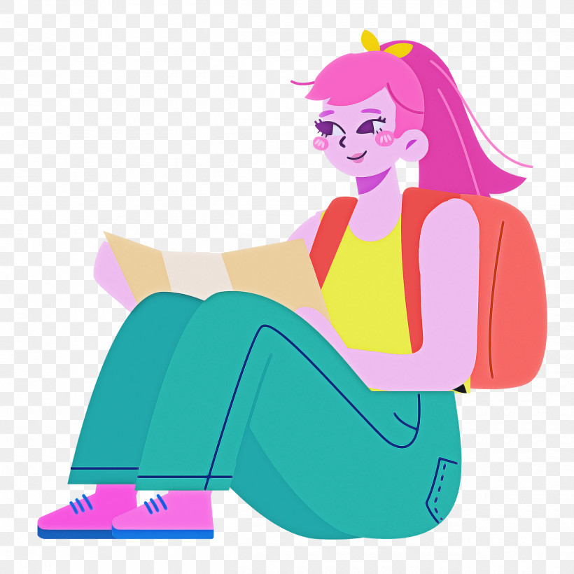 Sitting Sitting On Floor, PNG, 2500x2500px, Sitting, Beautym, Cartoon, Sitting On Floor Download Free