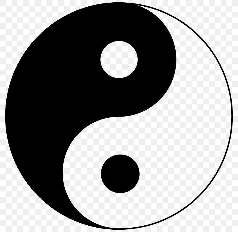 Yin And Yang Free Content Clip Art, PNG, 800x800px, Yin And Yang, Black And White, Free Content, Monochrome, Number Download Free