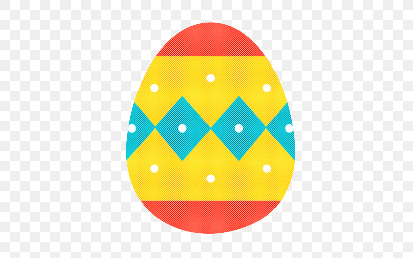 Easter Egg, PNG, 512x512px, Yellow, Circle, Easter Egg, Orange, Oval Download Free