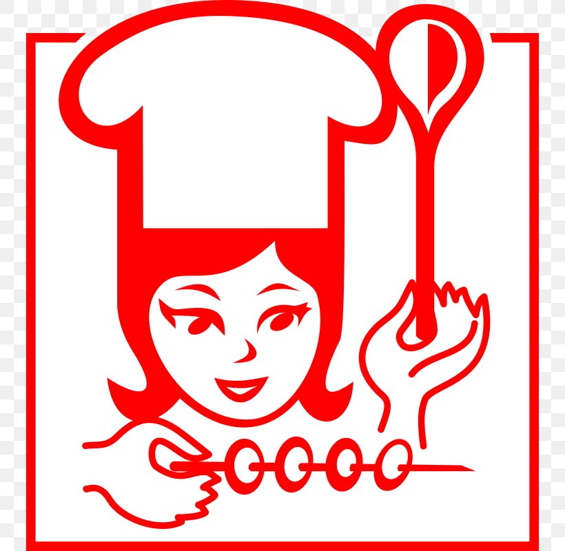 Female Cook Clip Art, PNG, 800x800px, Female, Area, Art, Black And White, Brand Download Free
