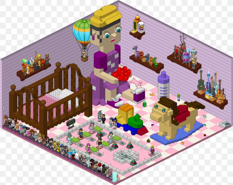 Habbo Bed Infant Room Game, PNG, 984x779px, Watercolor, Cartoon, Flower, Frame, Heart Download Free