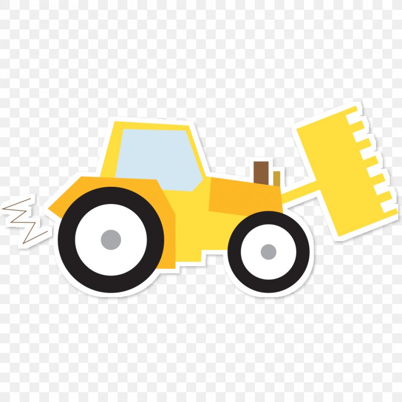 Adhesive Art Sticker Yellow Loader, PNG, 962x962px, Adhesive, Art, Automotive Design, Blue, Brand Download Free