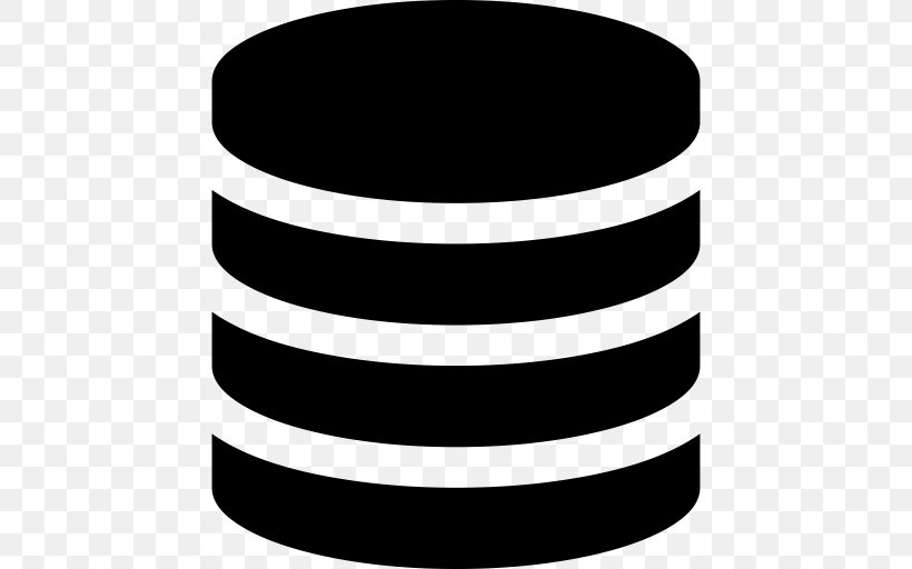 Database Font Awesome Web Server, PNG, 512x512px, Database, Black, Black And White, Computer Servers, Data Download Free