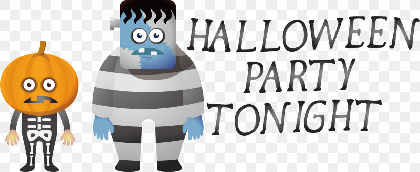 Halloween Halloween Party Tonight, PNG, 3000x1236px, Halloween, Cartoon, Geometry, Line, Mathematics Download Free