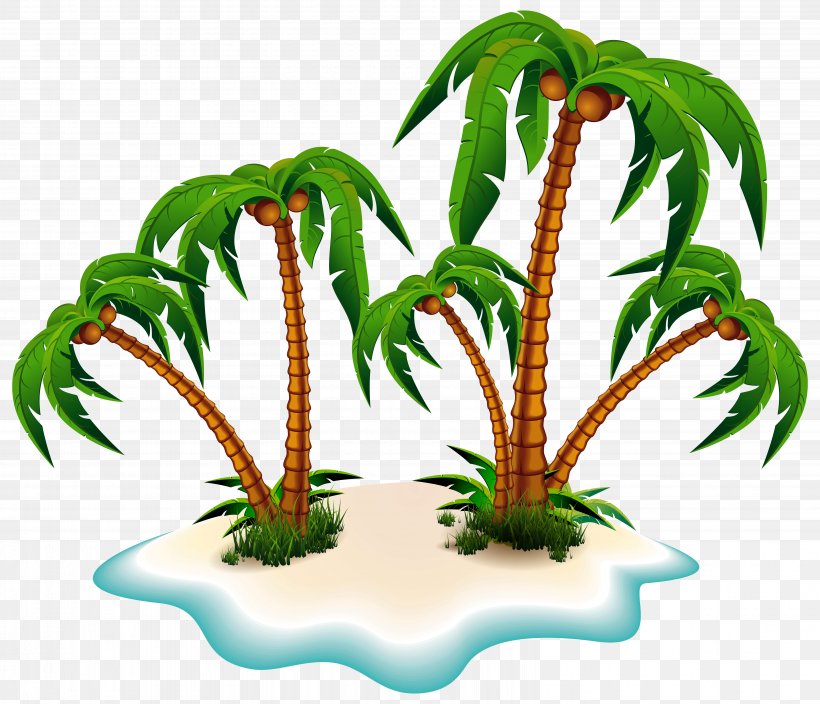Arecaceae Island Tree Clip Art, PNG, 6184x5315px, Arecaceae, Aquarium Decor, Arecales, Cdr, Coconut Download Free