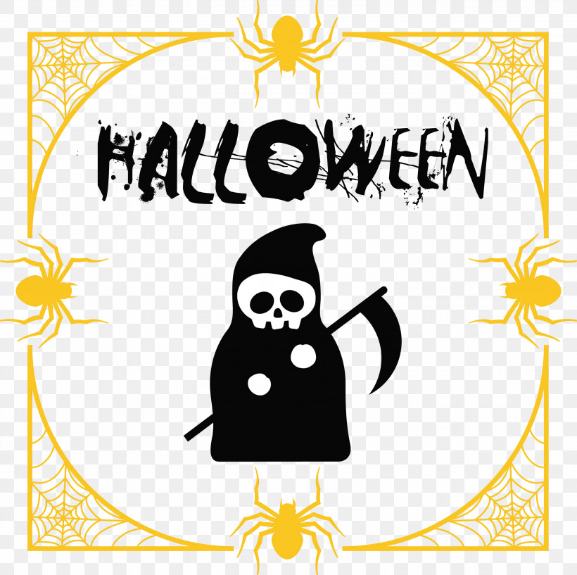 Logo Symbol Yellow Meter M, PNG, 3000x2992px, Halloween, Happiness, Line, Logo, M Download Free