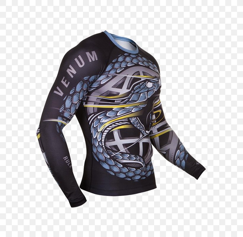 Long-sleeved T-shirt Venum Rash Guard, PNG, 650x800px, Tshirt, Arm, Brazilian Jiujitsu, Clothing, Jacket Download Free