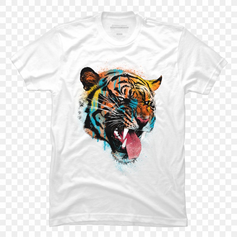 T-shirt Clothing Art Hoodie Redbubble, PNG, 1800x1800px, Tshirt, Active Shirt, Art, Artist, Big Cats Download Free