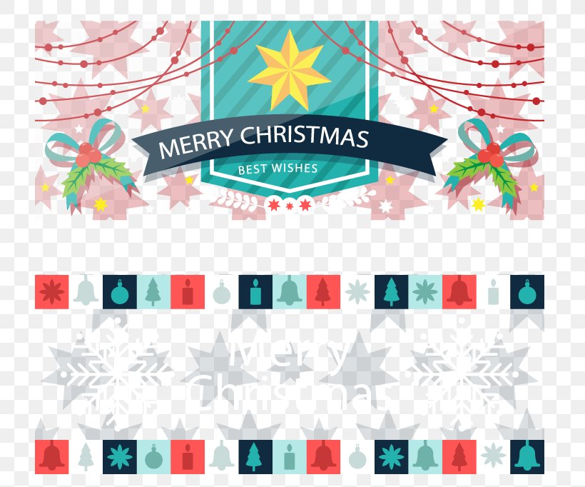 Color Flat Christmas Banners, PNG, 772x682px, Christmas, Banner, Brand, Clip Art, Designer Download Free