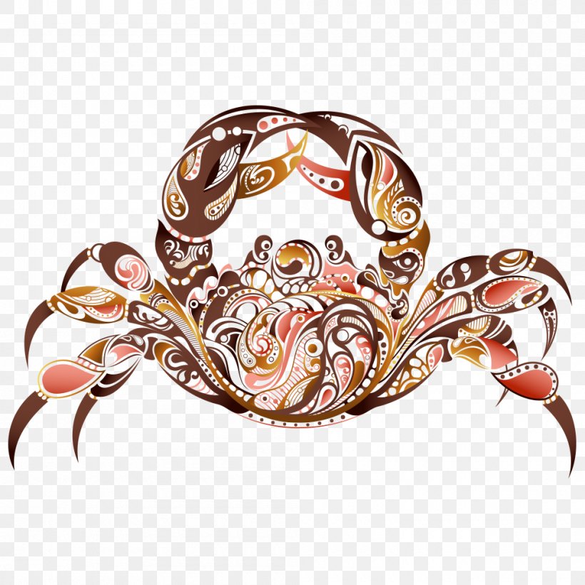 Crab Tattoo Idea Cancer, PNG, 1000x1000px, Crab, Art, Cancer, Celtic Knot, Color Download Free