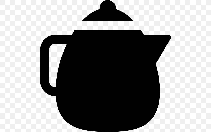 Black And White Drinkware Artwork, PNG, 512x512px, Teapot, Artwork, Black, Black And White, Cup Download Free