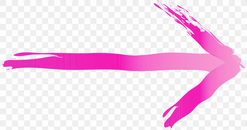 Pink Violet Magenta Costume Accessory, PNG, 3000x1583px, Brush Arrow, Costume Accessory, Magenta, Paint, Pink Download Free