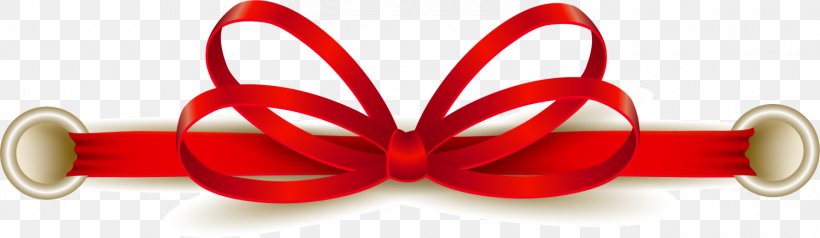 Red Ribbon, PNG, 1500x437px, Red, Bow And Arrow, Fashion Accessory, Ribbon Download Free