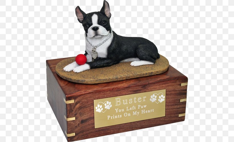 Boston Terrier Dog Breed Bestattungsurne Labrador Retriever, PNG, 500x500px, Boston Terrier, Bestattungsurne, Box, Carnivoran, Cremation Download Free