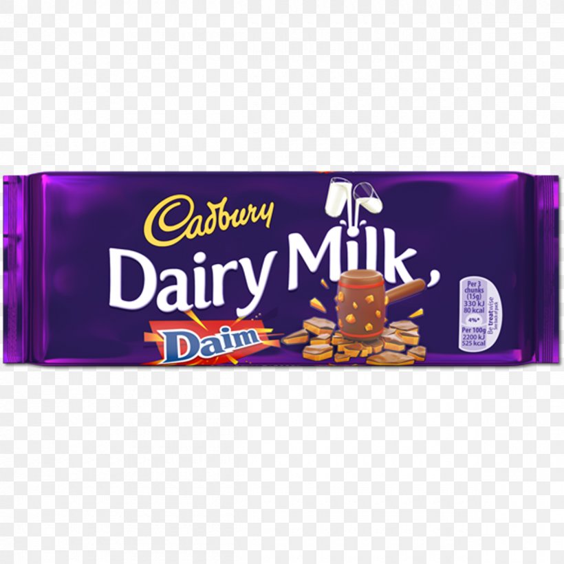 Chocolate Bar Cadbury Dairy Milk Daim, PNG, 1200x1200px, Chocolate Bar, Almond, Brand, Cadbury, Cadbury Dairy Milk Download Free