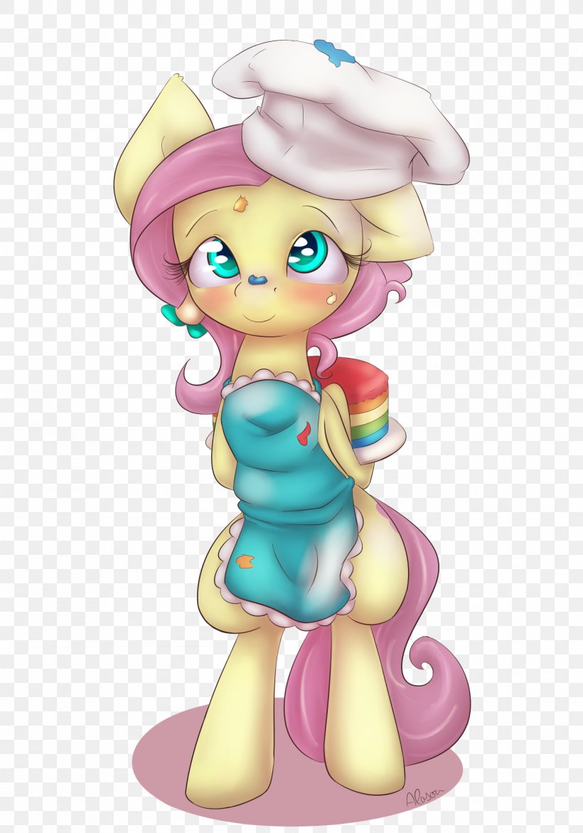 Fluttershy DeviantArt Pony Cartoon, PNG, 1400x2000px, Fluttershy, Art, Cake, Cartoon, Deviantart Download Free