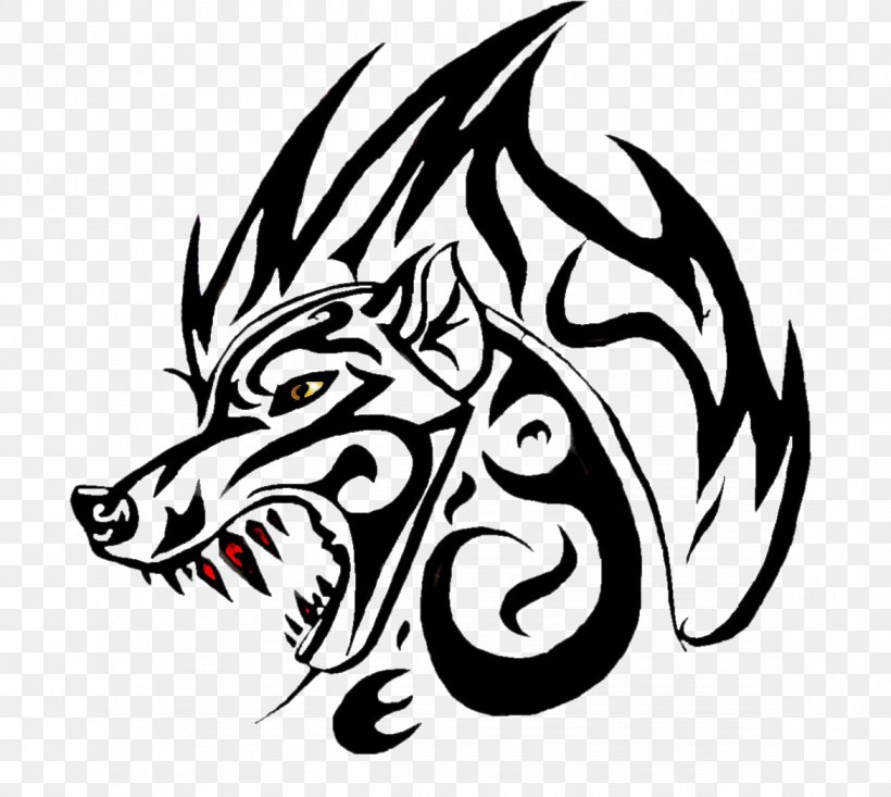 Gray Wolf Tattoo Canidae, PNG, 1171x1048px, Gray Wolf, Art, Black, Black And White, Canidae Download Free