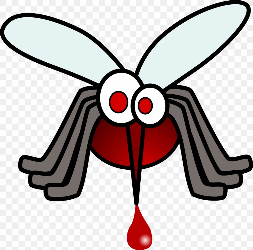 Mosquito Cartoon Clip Art, PNG, 1979x1954px, Mosquito, Artwork, Beak, Black And White, Cartoon Download Free