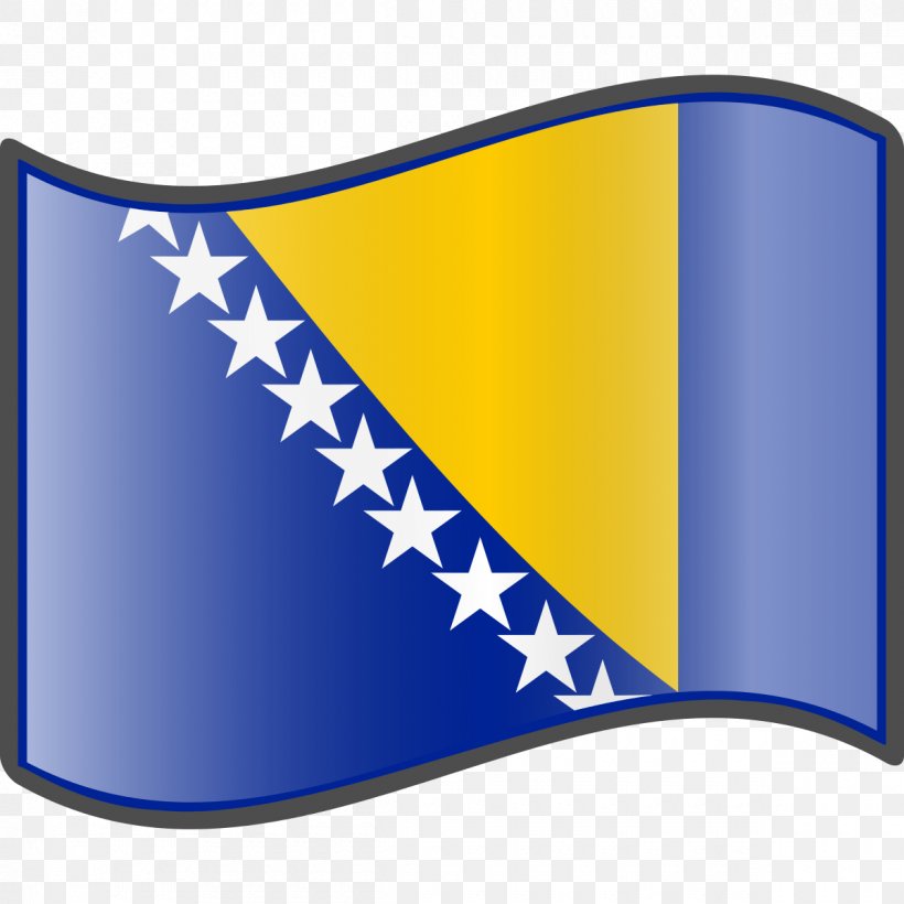 Flag Of Bosnia And Herzegovina Sarajevo Clip Art, PNG, 1200x1200px, Flag Of Bosnia And Herzegovina, Blue, Bosnia And Herzegovina, Bosnian, Brand Download Free