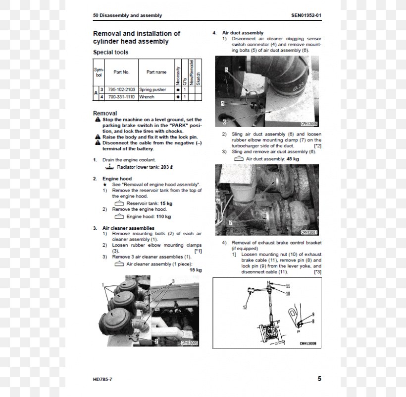 Komatsu Limited Owner's Manual Excavator Product Manuals, PNG, 800x800px, Komatsu Limited, Black And White, Book, Doosan, Dump Truck Download Free