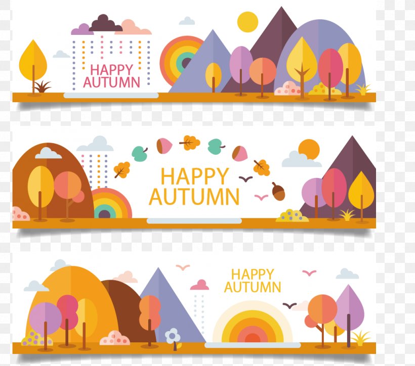 Autumn Scenery Vector, PNG, 1033x913px, Autumn, Area, Banner, Clip Art, Computer Graphics Download Free