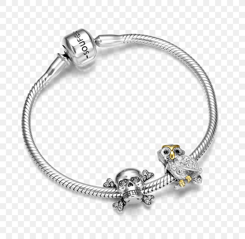 Charm Bracelet Bangle Jewellery Silver, PNG, 800x800px, Bracelet, Bangle, Base, Bead, Body Jewellery Download Free
